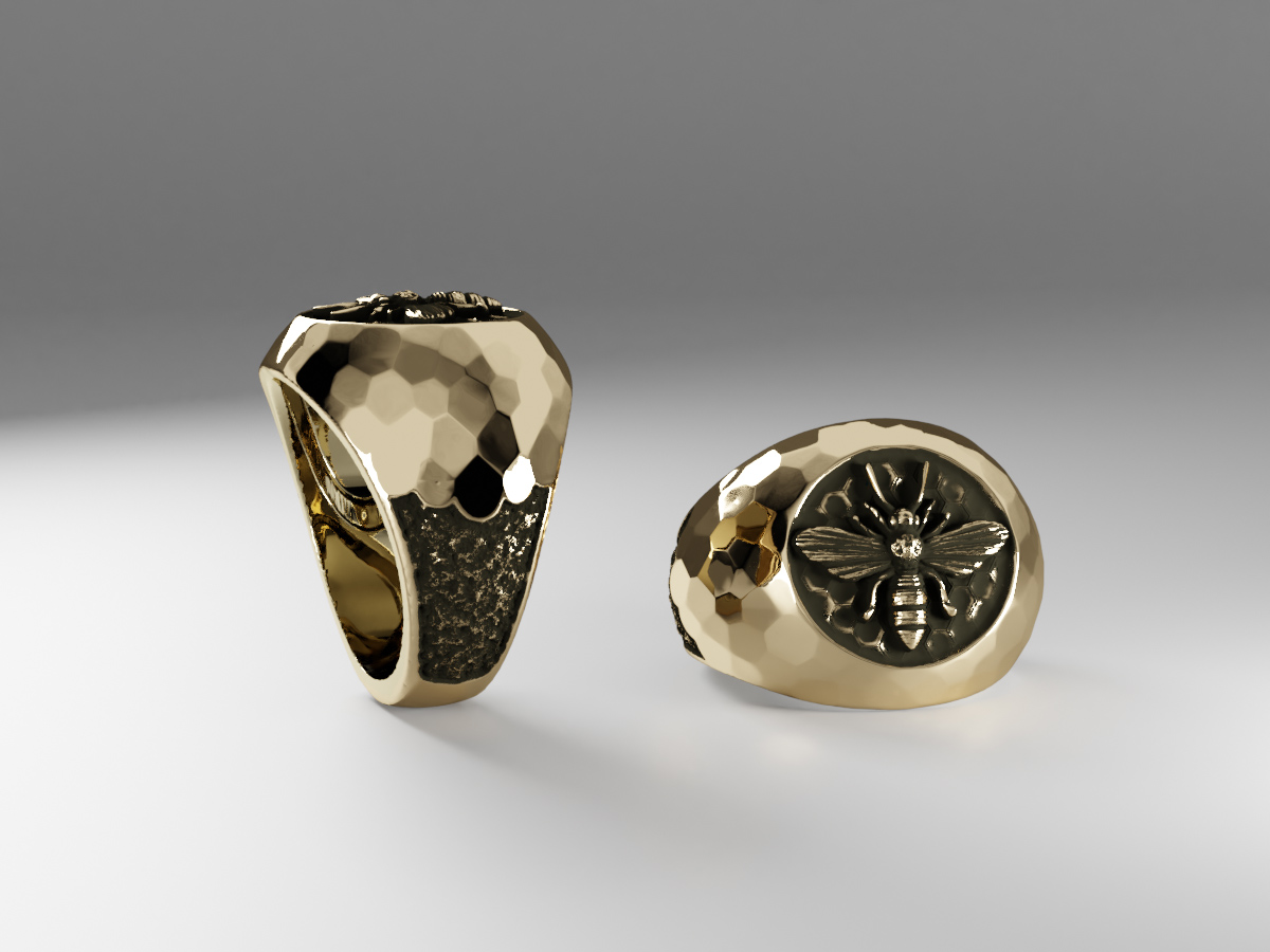 Signet Ring. Custom Jewellery Design.